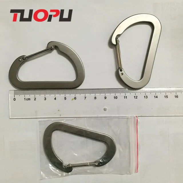 Custom aluminum carabiner wire gate, carabiner hook wire gate, wire gate carabiner