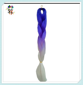 Le signore a buon mercato colorano i pezzi di capelli sintetici Jumbo lunghi trecce HPC-1433 - Product Image 2