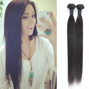 Toute Pouces Fournisseur Prix de Gros <span class=keywords><strong>Plus</strong></span> À La Mode 100% Épais Humain Fin Vierge Brésilien Extensions de Cheveux - Product Image 2