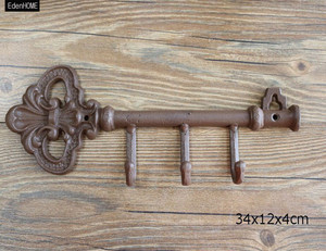 Métier en métal shabby chic <span class=keywords><strong>vintage</strong></span> fonte patères - Product Image 2