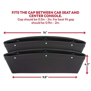 Kotak Penyimpanan Celah Jok Mobil Universal 2 in 1 yang Dapat Dilepas untuk Ponsel, Kacamata, dan Kunci - Product Image 6