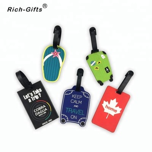 Créatif Personnalisé personnalisé Voyage Étiquette DE Bagage EN PVC Souple (RL-<span class=keywords><strong>64</strong></span>) - Product Image 1