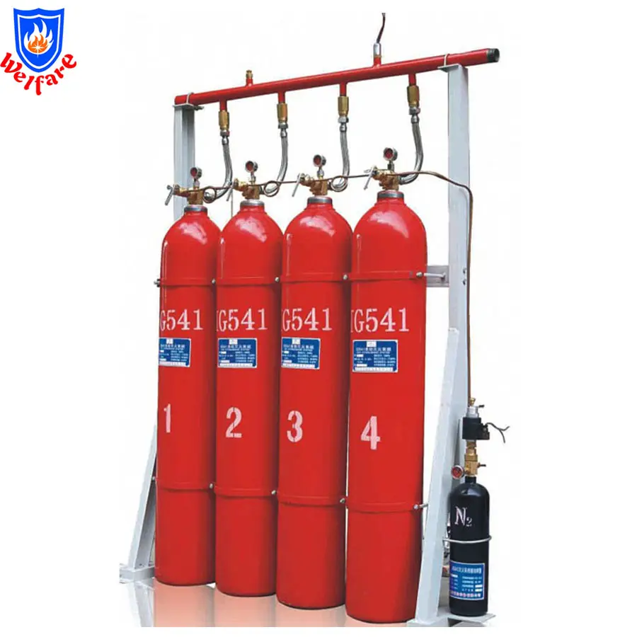 IG541ทำความสะอาดตัวแทนดับเพลิงระบบ Fire Protection System