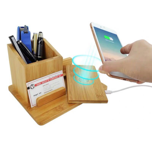 Apple X-cargador inalámbrico para teléfono móvil, <span class=keywords><strong>caja</strong></span> <span class=keywords><strong>de</strong></span> recepción <span class=keywords><strong>Universal</strong></span> <span class=keywords><strong>de</strong></span> bambú, carga rápida - Product Image 4