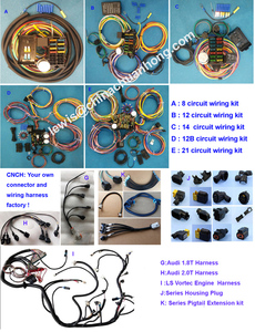 奥迪大众捷达高尔夫MK4 MK5甲壳虫8D0 973 822 1J0 973 722连接器CNCH线束厂双向插头 - Product Image 6