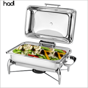 Equipo <span class=keywords><strong>de</strong></span> Servicio para <span class=keywords><strong>Buffet</strong></span> HADI, Recipiente para Calentar Comida con Tapa <span class=keywords><strong>de</strong></span> Vidrio para Catering, Recipiente para Calentar Comida Hidráulico para Hoteles - Product Image 1