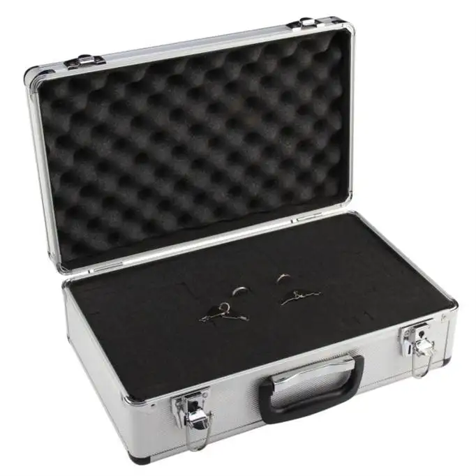 Aluminium Foam Microphone Camera Photography Carry Lock Storage Box Hard Tool Case High Quality Accept Customization