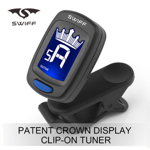 Vendita calda Unico corona display accordatore per chitarra accordatore cromatico bass guitar tuner per Ukulele
