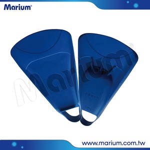 Aletas de Natación Profesionales de Goma para Deportes Acuáticos, para Surf y Buceo, Color Azul Marino, Drenaje Rápido, Hoja Corta - Product Image 3