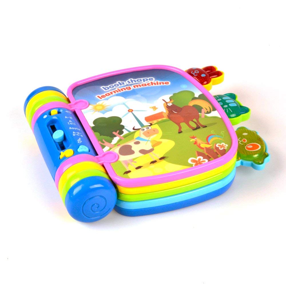 Музыкальная книга-раскладушка Обучающие Игрушки для раннего обучения электронная книга игрушки с подсветкой и звуком интерактивные для малышей 1 год, материнская книга