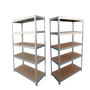 Estantería Metálica de Hierro para Garaje, 4 Niveles, 5 Estantes, Sin Tornillos, Fácil de Montar, Sistema de Estanterías Ajustables para Almacén o Garaje - Product Image 1