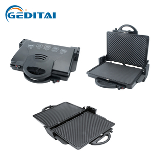 Piastra staccabile a due lati con piastra aperta a 180 gradi panini press grill grill elettrico a contatto - Product Image 6