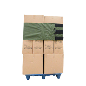 Zware Groene Canvas Eco-Vriendelijke Verstelbaar Met Haak En Lus Tape Riemen Herbruikbare Pallet Wrap - Product Image 6
