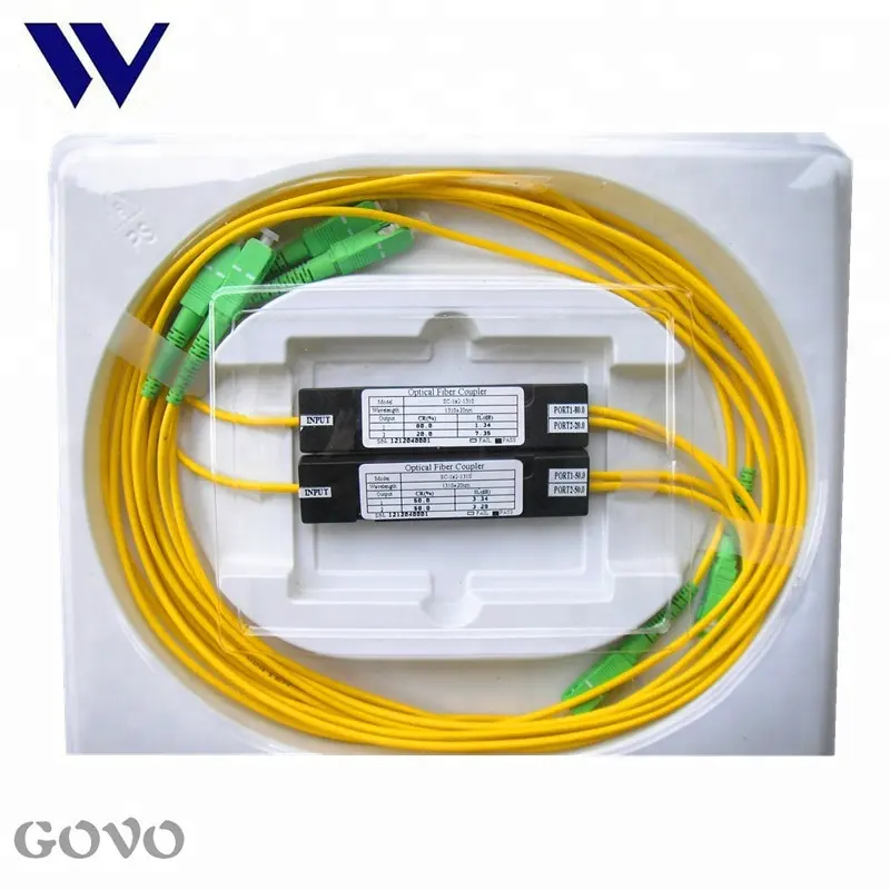 Ftth Glasvezel Plc Splitter 1X2 1X4 1X8 1X16 1X32 fbt Splitter