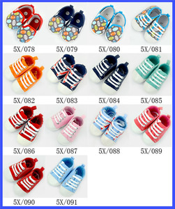 Nuove Scarpine da Culla per Neonata, Suola Morbida, Slip-on, <span class=keywords><strong>Scarpe</strong></span> in Tela Rosse Stile Spagnolo, Sneaker Cool per Bambini - Product Image 6