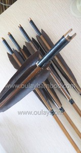 ลูกธนูไม้ไผ่ Selfnock พร้อมขนนกไก่งวงแบบ <span class=keywords><strong>Machu</strong></span> Cutting จำนวน 4 ชิ้น - Product Image 4