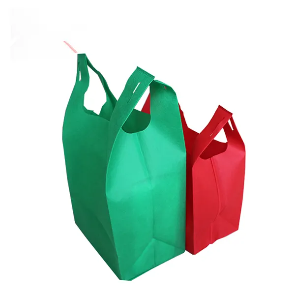 New Fashion Fast Delivery Vest Non Woven Shopping Bags Factory From China