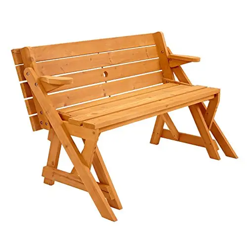 Kinderen Vouwen Hout Picknick Tafel en Stoelen Set