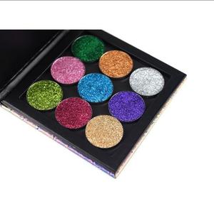 개인 라벨 메이크업 화장품 아니요 브랜드 도매 메이크업 프레스 글리터 아이섀도우 팔레트 - Product Image 6