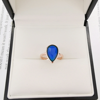 Bague réglable changement d'humeur, bague tendance de mm pour hommes, bijoux avec changement de couleur mixte