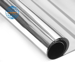 Argent réfléchissant solaire film de fenêtre papier autocollants d'isolation de <span class=keywords><strong>miroir</strong></span> à sens unique - Product Image 2
