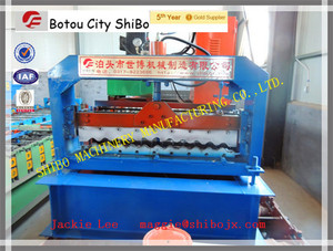 material para techos del azulejo de perfilado en frío de la máquina con sistema de control plc - Product Image 1