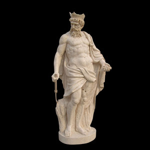 Sculpté à la main jardin décoration pierre romain mannequin sculpté homme nu statue - Product Image 1