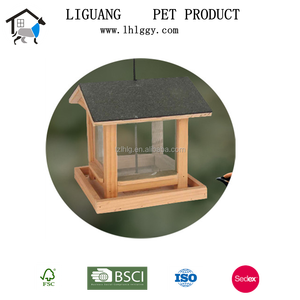 EUDR legno all'ingrosso piccolo uccello selvatico in legno/scoiattolo alimentatore con tetto impermeabile - Product Image 6