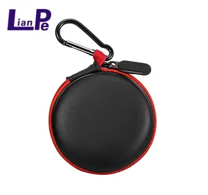 Earphone Carrying Case Portable Protection Hard EVA Headphone Case Set von 2 Pouch Storage Bags