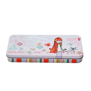 R0767H China factory wholesale cartoon printed tin pencil case
