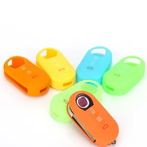 China Manufacturer Car Accessories Wholesale Price Silicone Car Key Cover for fiat500