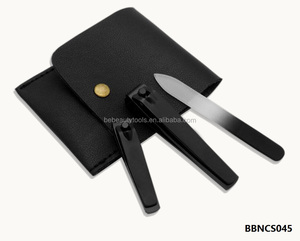 Cortaúñas portátil <span class=keywords><strong>de</strong></span> acero inoxidable negro para manicura, estilo moldeador <span class=keywords><strong>de</strong></span> <span class=keywords><strong>uñas</strong></span>, cortador <span class=keywords><strong>de</strong></span> cutículas, juego <span class=keywords><strong>de</strong></span> limas <span class=keywords><strong>de</strong></span> <span class=keywords><strong>uñas</strong></span> <span class=keywords><strong>de</strong></span> vidrio - Product Image 4