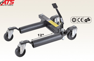 Mecánico gato hidráulico de posicionamiento de vehículos soporte ruedas Dolly 9" - Product Image 4