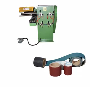 Abrasive belt slitting machine