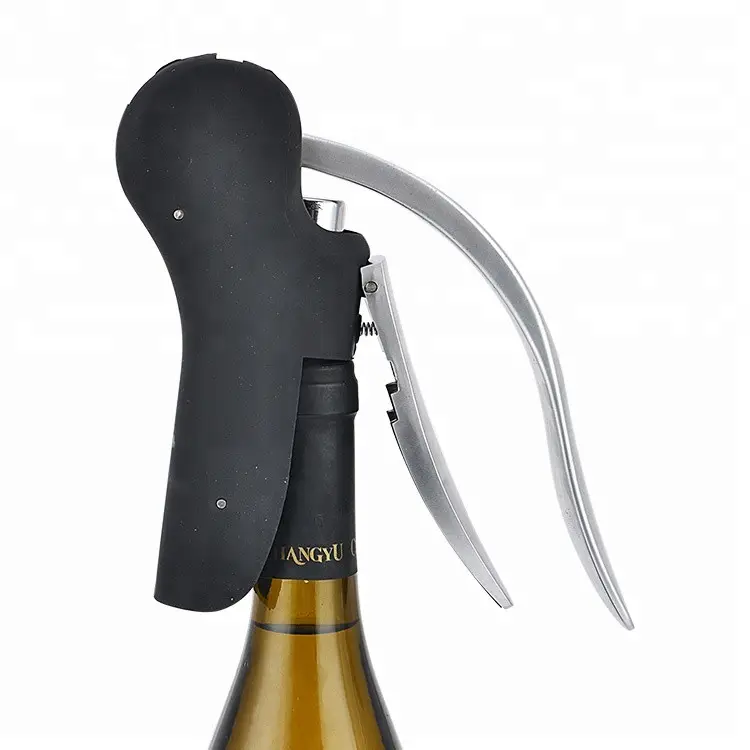 Benutzer definiertes Logo akzeptabel Rabbit Style Wein öffner Korkenzieher Flaschen hebel Screw pull Opener Premium Wein korkenzieher