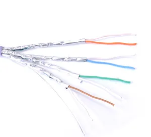 FTP Cat5e/Cat6/Cat6a רשת תקוע כבל עם RJ45 הרכבה