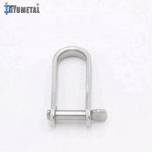 SS304 AISI316 Thép Không Gỉ Hình Bầu Dục Chìm Pin Tấm Loại Dee Còng Chuỗi D Vít Pin - Product Image 4