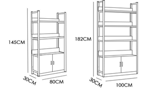 Estantería para oficina en casa <span class=keywords><strong>con</strong></span> tablero de melamina de almacenamiento y pintura de marco de metal - Product Image 4