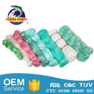 anudada fuerza comerciales de China HDPE precio estilo nylon 500 m nylon PE multifilamento enmalle pesca Net Para la venta