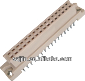 Разъем pcb, разъем din 41612, двухрядный