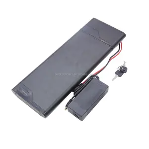 Peso leggero ebike batteria 36 v 7.8ah 8.7ah 9ah 9.6ah 10ah 10.5ah sottile posteriore della cassa rack bici elettrica agli ioni di li batteria