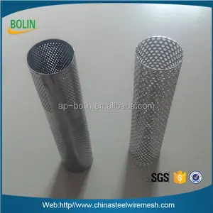 Customized Stainless Steel Perforated Tube For Exhaust