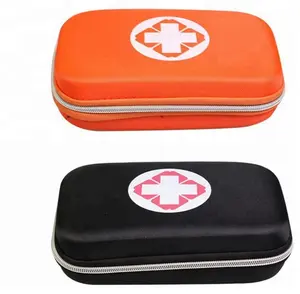21.4*14*6 CM Hard Shell Packed Case Hospital Grade Medical Box Supplies Emergency bag EVA First Aid Kit Case