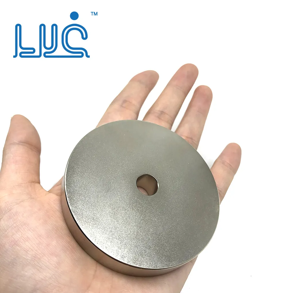[LYC] 100 мм внешний диаметр большое кольцо Ферритовое неодимовое магнитное кольцо N52