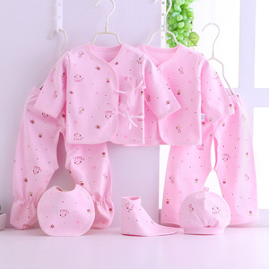 Robes d'été 100% coton pour bébés, nouveau-né, de 0 à 3 mois, avec coffret cadeau, 7 pièces, à prix bas, nouvelle collection - Product Image 3