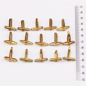 Đẹp Mens Bạc Khuy măng sét nút biểu tượng tùy chỉnh olivary bán thành phẩm đồ trang sức bằng đồng cho Quà tặng đám cưới nút khuy măng sét nam - Product Image 2