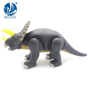 Bemay Toy Le Monde Des Dinosaures Lumière Et Son Action Réaliste Marche Triceratops Dinosaure Jouet - Product Image 4