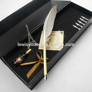 venta al por mayor de plumas de ganso de regalo pluma conjunto - Product Image 3