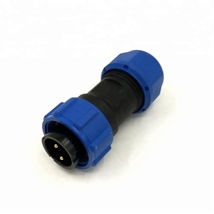 <span class=keywords><strong>2</strong></span>, 3, 4, 5, 6, 7, 9 pin serie SP de Cable conector de Cable impermeable IP68 de plástico Circular pantalla LED - Product Image 3