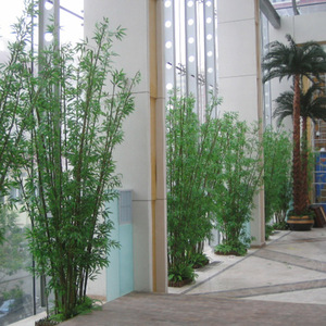 Árboles de Bambú Artificiales para Decoración de Interiores de Bibliotecas, Hospitales y Estaciones, Plantas Artificiales de Bambú en Venta - Product Image 6